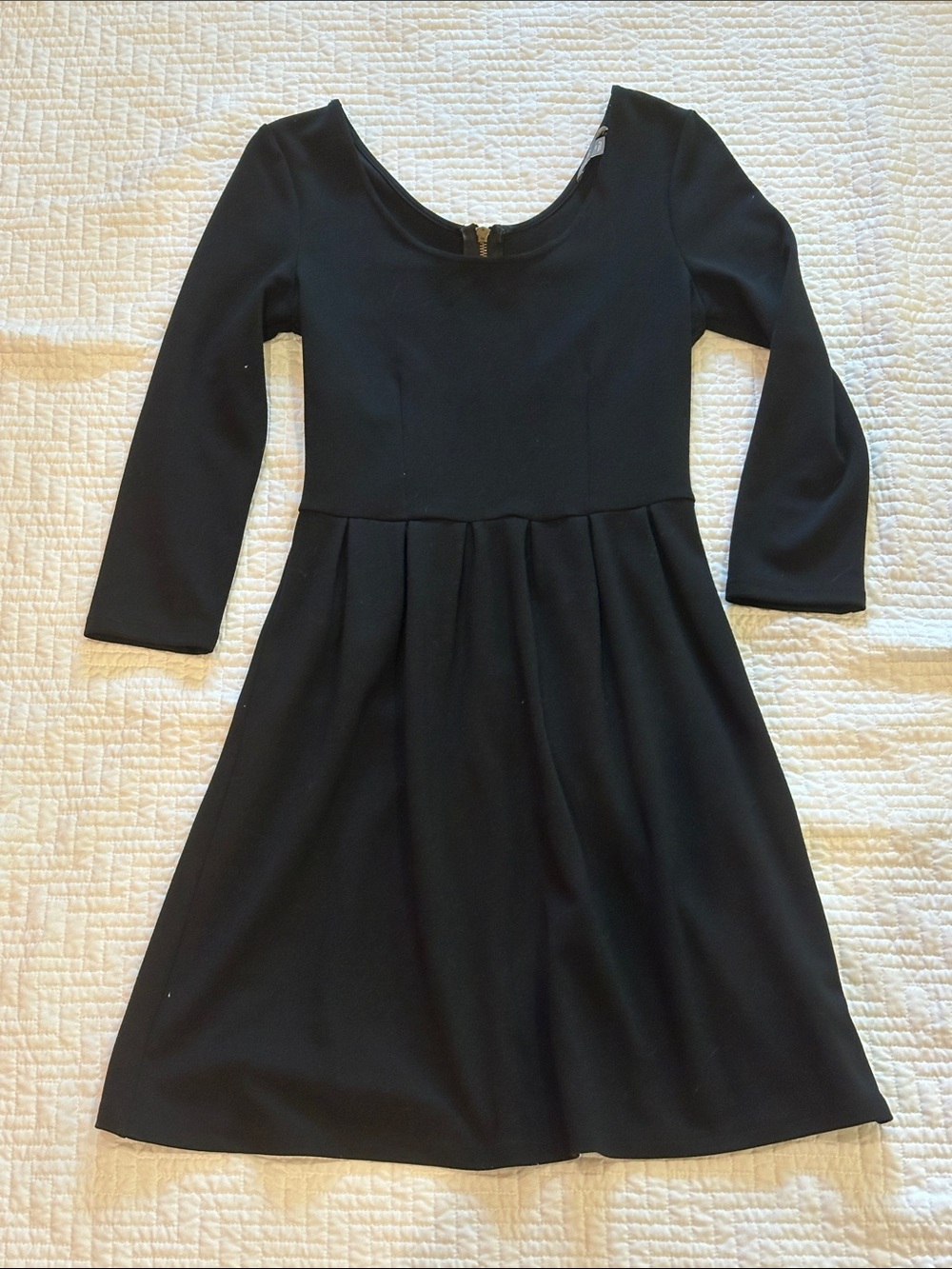 Tinley Road Black Scoop Neck Fit & Flare Dress Size XS